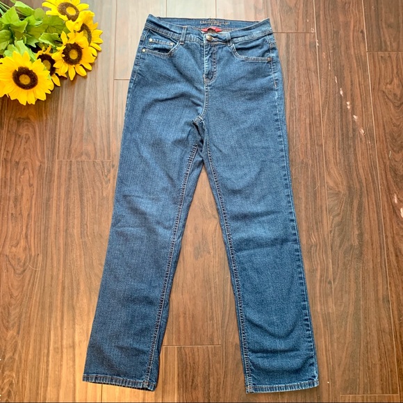 Charter Club Slim It Up Straight Leg Blue Jeans - Picture 3 of 7